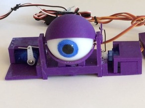 Модель механического глаза