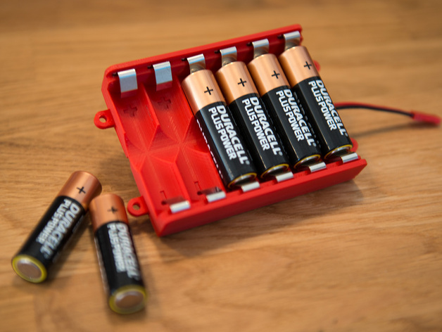 Коробка для пальчиковых батареек AA