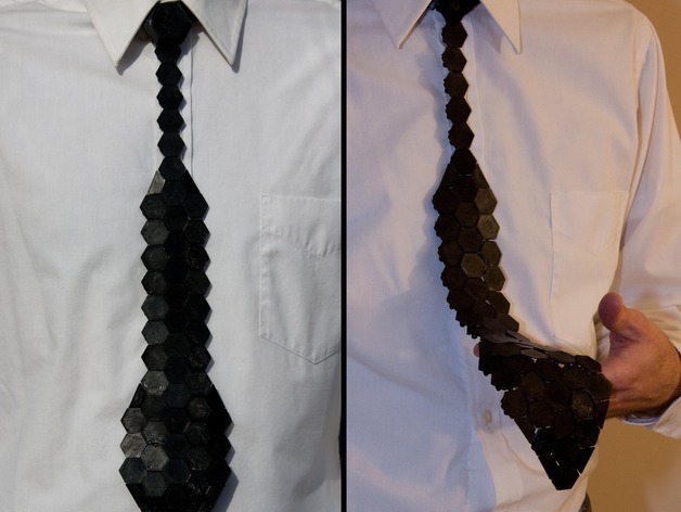 Модель шестигранного галстука