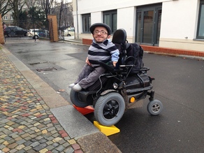 Модель подставки для инвалидной коляски