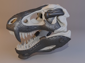 Модель головы тиранозавра