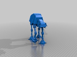 Модель робота AT-AT из звездных войн