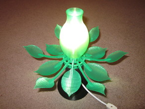 Лампа в виде растений