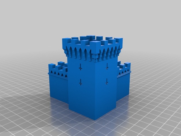 Модель средневекового замка