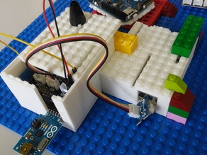 LEGO-compatible Arduino Ethernet Case